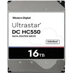 Жорсткий диск Western Digital Ultrastar DC hc550 SATA3 512 MB 3.5 16 Tb WUH721816ALE6L4