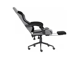 Комп'ютерне крісло для геймера GT Racer X-2324 Fabric Gray/Black Suede - мініатюра 5