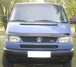Дефлектор капоту мухобійка Volkswagen T4 1998-2003 Caravelle Multivan (Vip Tuning) VW08 - мініатюра 2