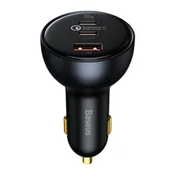 Авто ЗУ Baseus 160W Car Charger 2C+U + кабель - комплект зарядный для авто (TZCC2M-0G / CCZX-160CX) - мініатюра 2