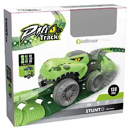 Інтерактивний трек з інерційною машинкою SHT 5510-6 Dino Trak (138pcs/1CAR) Green Epik - мініатюра 4