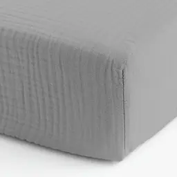 Простирадло на резинці муслін Cosas Graphite 200х200х20 см (023Muslin_Graphite_200x200x20) - мініатюра 5