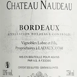 Вино Robert Giraud Chateau Naudeau AOP Bordeaux, червоне, сухе, 0,75 л (917809) - мініатюра 6