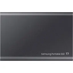 Зовнішній SSD накопичувач Samsung T7 4TB Titan Gray (MU-PC4T0T/WW) [109766] - мініатюра 2