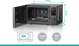 Мікрохвильова піч , 20л, електр. керув., 700Вт Gorenje teh0026021 - мініатюра 4