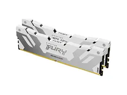 Пам'ять для настільних комп'ютерів Kingston FURY 48 GB (2x24GB) DDR5 8000 MHz Renegade Silver/White (KF580C38RWK2-48)