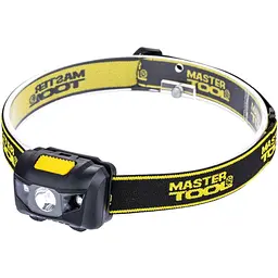 Ліхтар налобний на батарейках Mastertool 94-0812 2LED x 1 Вт x 4 режими