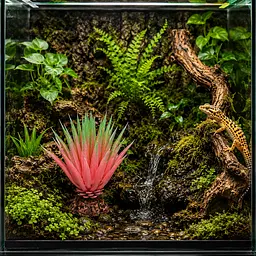 Штучна рослина Hobby Terra Succulent 1 14 см (37730) для тераріуму, акватераріуму та палюдаріуму - мініатюра 3