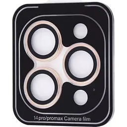 Захисне скло на камеру Achilles Premium Camera Protection для Apple iPhone 14 Pro / 14 Pro Gold [95501] - мініатюра 1