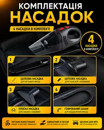 Пилосос Voin вологе і сухе прибирання 100 Вт (V-30) - мініатюра 3