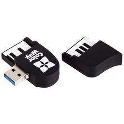 USB флеш накопичувач ColorWay Piano 64 GB 3.0 Black (CW-USBPO64) - мініатюра 5