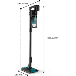 Пилосос Philips Complete Series 8000 бездротовий чорно-блакитний (XC8157/01) - мініатюра 2