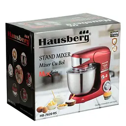 Міксер - тістоміс Hausberg HB-7620RS 1000W - мініатюра 7