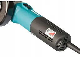 Шліфмашина кутова мережева Makita 9565CVR (125 мм, 1400 Вт, 2800-12000 об/хв, SJS) - мініатюра 8