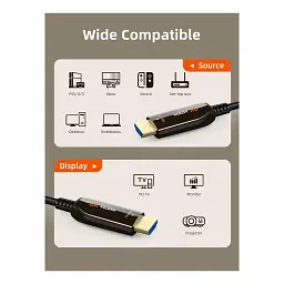 Кабель мультимедійний HDMI M to HDMI M 10.0m V2.1 Cabletime (CA914029) - мініатюра 2