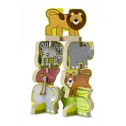Розвиваюча іграшка Melissa&Doug Деревянная головоломка-укладка Сафари (MD9024) - мініатюра 3