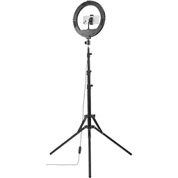 Набір блогера Hama Smartphone Tripod Steady-120 V2, 185см, Bluetooth, LED ring (00004659) - мініатюра 5