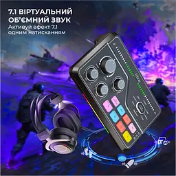 Аудіомікшер Fifine SC8 - мініатюра 7