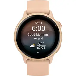 Смарт-годинник Garmin Vivoactive 6 Metallic Pink Dawn with Pink Dawn Band (010-02985-03) - мініатюра 3