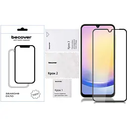 Скло захисне BeCover Samsung Galaxy A26 SM-A266 Black (712885) - мініатюра 3