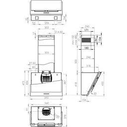 Витяжка похила Gorenje WHI6SYW [142697] - мініатюра 5