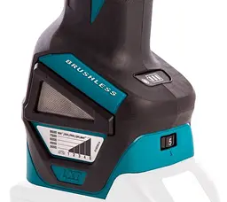 Шліфмашина кутова акумуляторна Makita DGA513Z (125 мм, 3000-8500 об/хв, BL, LXT, без акумуляторів та зарядного пристрою) - мініатюра 6