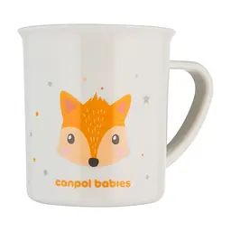 Кружка дитяча Canpol babies Cute Animals пластикова помаранчева (4/413_ora)