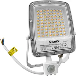 Світлодіодний прожектор Videx F5 50W з датчиком руху і освітленості White (VL-F5-050CW-S) [168704] - мініатюра 4