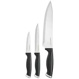 Набір ножів Ardesto Gemini Gourmet 3 шт Black (AR2103BL)