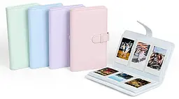Фотоальбом для Fujifilm Instax Mini 108 фото Альбом для Mini (8, 9, 12, 11, 40, 99, evo, link), рожевий  - мініатюра 5