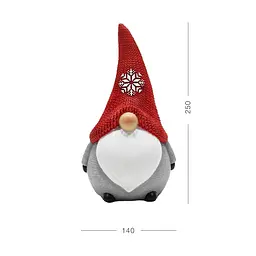 Декоративна статуетка MBM My Home Гном червоно-біла 25 см (DH-ST-32 RED/WHITE) - мініатюра 2