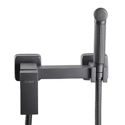 Змішувач гігієнічний Globus Lux MILANO GLN-5-106MIX-Graphite - мініатюра 2