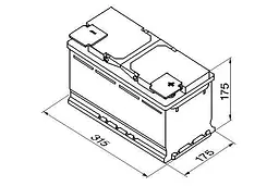 Акумулятор Bosch S4 Silver 80Ah EN 740A (0 092 S40 100) - мініатюра 5