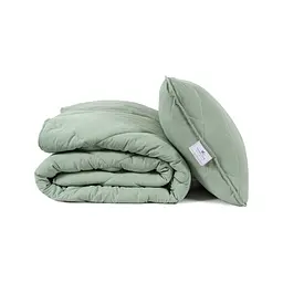 Набір ковдра з подушкою Penelope - Colors in Comfort green зелений полуторний - мініатюра 9