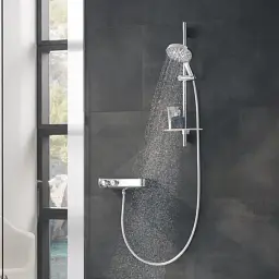 Душовий гарнітур Grohe Rainshower Smartactive 150 з поличкою 3 режими струменя 30412 - мініатюра 9