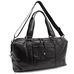 Дорожня шкіряна сумка TIDING BAG A25F-5218A чорна - мініатюра 3