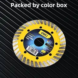 Алмазний диск Turbo 125 x 22,2 мм Deli EDH-CQP125-E4 - мініатюра 3