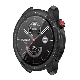 Захисний чохол Tamister для смартгодинника Amazfit Balance з плівкою чорний - мініатюра 3