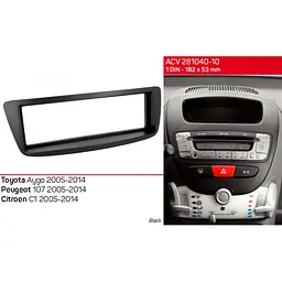 Перехідна рамка Toyota Aygo ACV 281040-10 - мініатюра 5