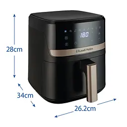 Мультипіч Russell Hobbs SatisFry 1300Вт 4.3л 9 програм пластик чорний - мініатюра 10
