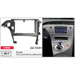Перехідна рамка Toyota Prius Carav 22-1231 - мініатюра 4