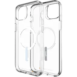 Оригінальний протиударний чохол Gear4 Crystal Palace MagSafe для iPhone 13/14/15 (6.1") Прозорий - мініатюра 9