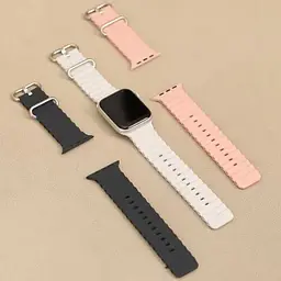 Ремінець CasePro Ocean Band Yellow для Apple Watch 42mm/41mm/40mm - мініатюра 2