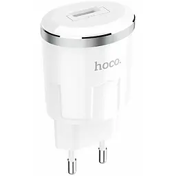 Мережевий зарядний пристрій Hoco 1USB C37A 2.4A White