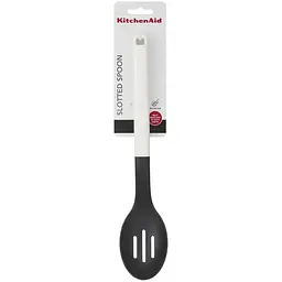 Ложка для сервіровки з прорізами KitchenAid Classic, 34 см, білий (KHA004OHPNG) - мініатюра 3
