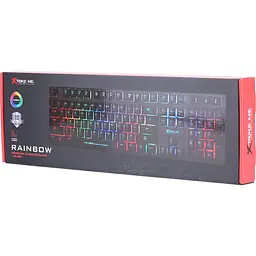 Клавіатура ігрова дротова Xtrike Me KB-280 RGB мембранна чорна (KB-280) - мініатюра 4