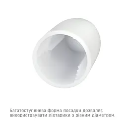 Дифузор (розсіювач світла) Videx VLF-ADF-02W (27473-000) - мініатюра 7
