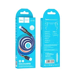 Кабель HOCO U110 Type-C charging data cable блакитний - мініатюра 2