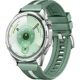 Смарт-годинник Smart Watch Huawei GT 6 46mm (55020FTV) Green (Woven Strap) UA