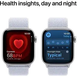Смарт-годинник Apple Watch Series 10 GPS 42mm Silver Aluminum Case w. Blue Cloud Sport Loop (MWWD3) - мініатюра 5